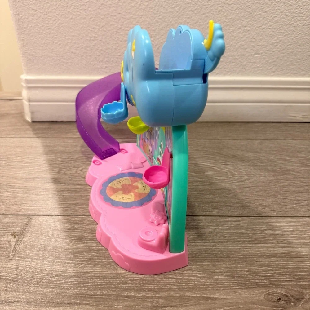 Gabby's Dollhouse, Kitty Care Ear Purrfect Playroom Pink Purple Kids Playset OS